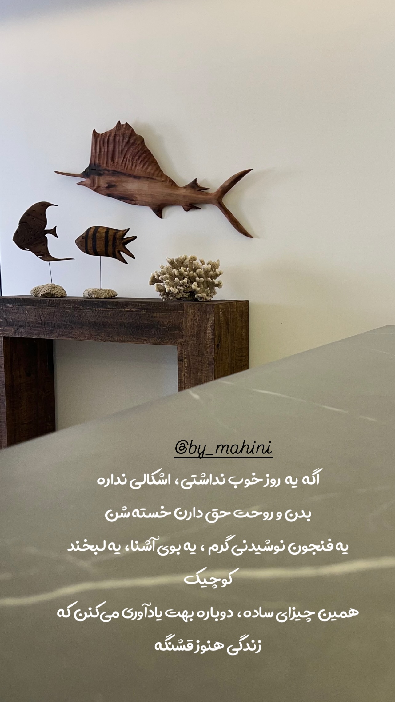  جدید ترین استوری اینستاگرام مرجان ماهینی