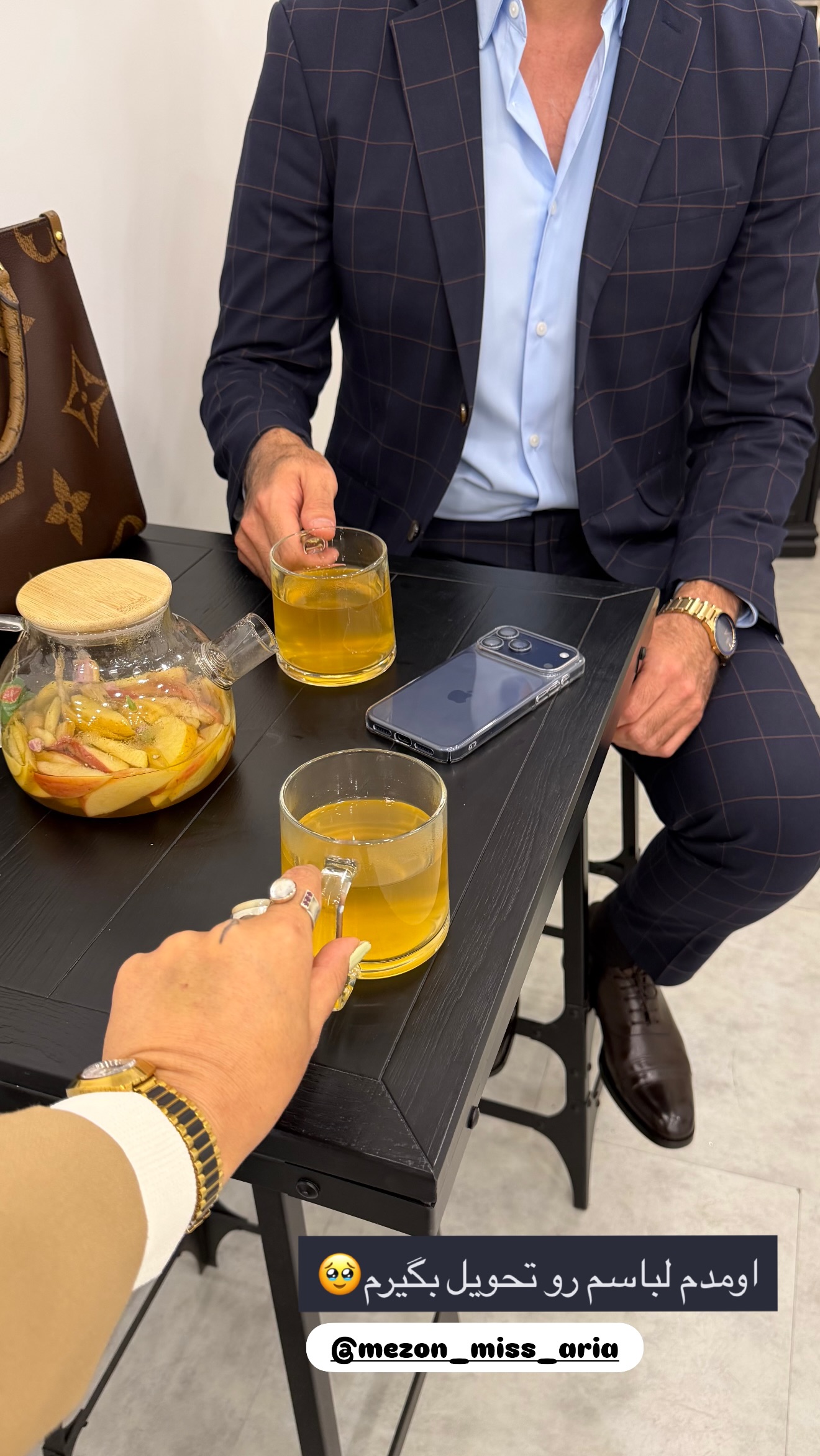  جدید ترین استوری اینستاگرام مرجان ماهینی