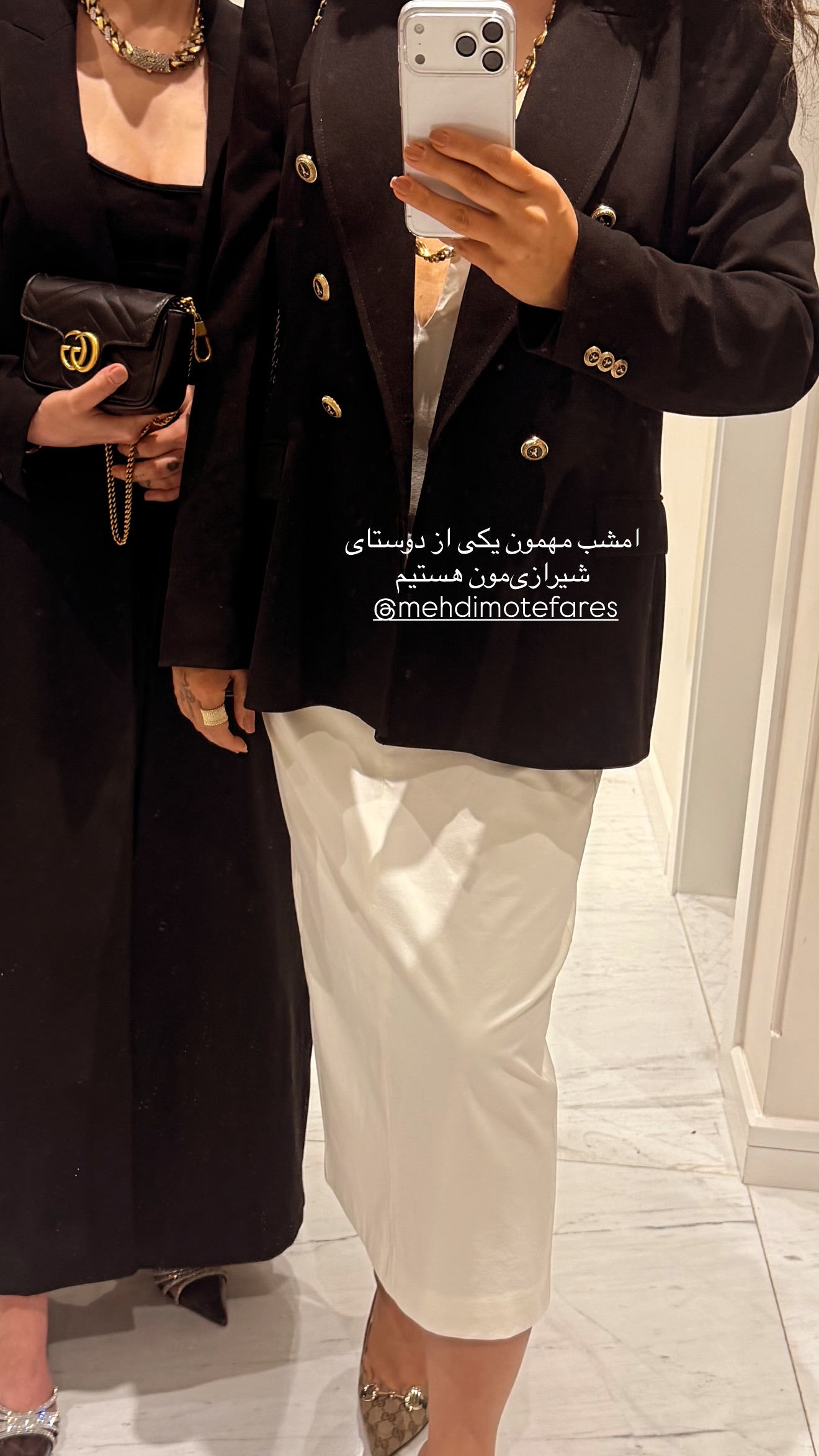  جدید ترین استوری اینستاگرام مرجان ماهینی