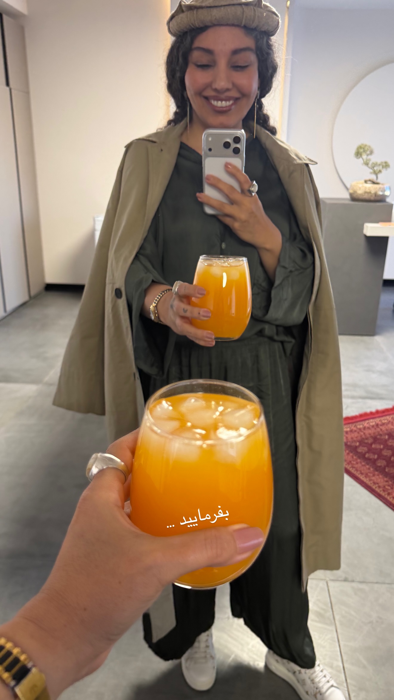  جدید ترین استوری اینستاگرام مرجان ماهینی
