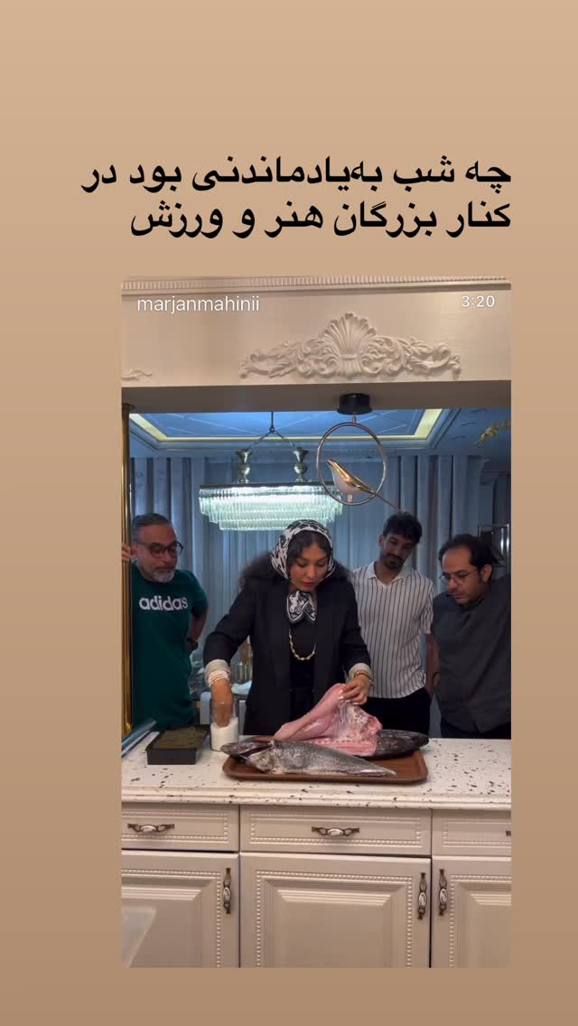  جدید ترین استوری اینستاگرام مرجان ماهینی