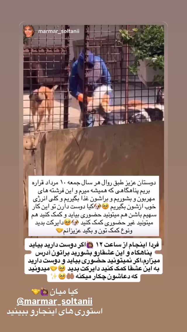  جدید ترین استوری اینستاگرام مریم سلطانی