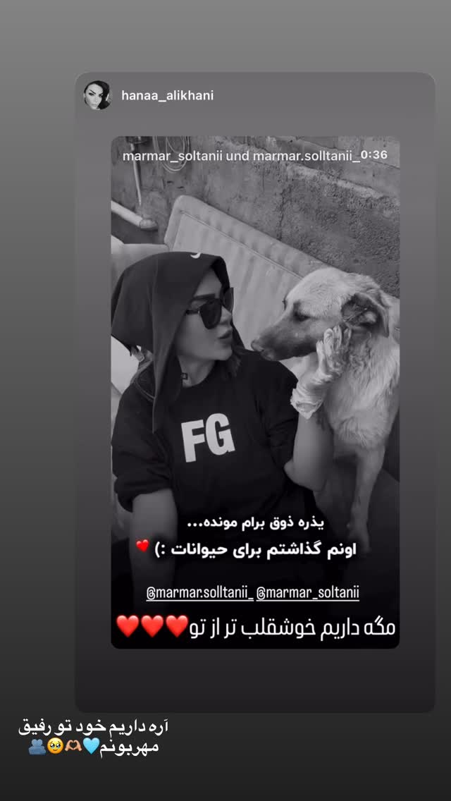  جدید ترین استوری اینستاگرام مریم سلطانی