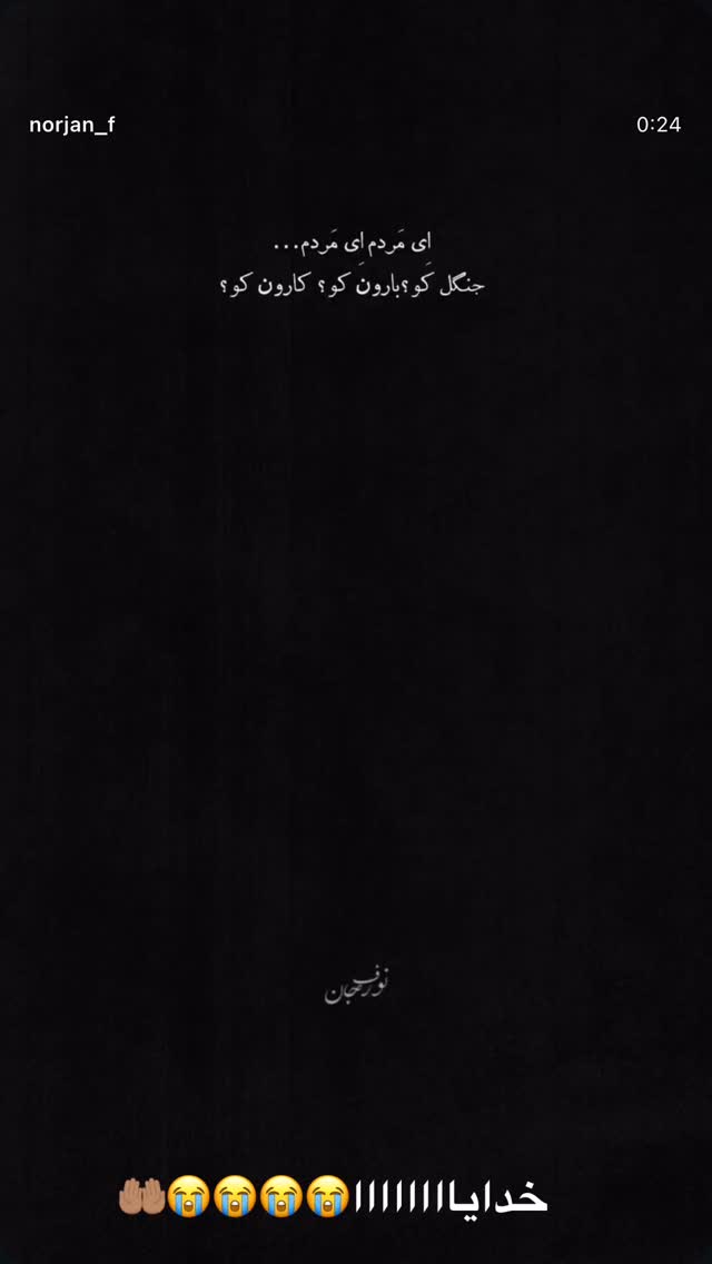  جدید ترین استوری اینستاگرام مریم سلطانی
