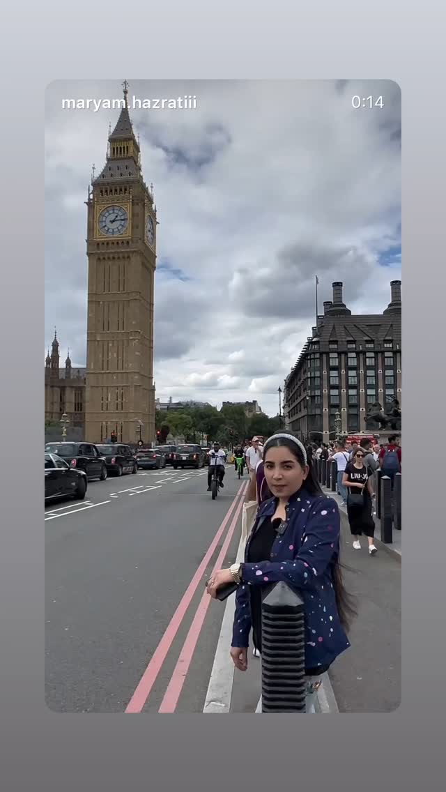  جدید ترین استوری اینستاگرام مریم حضرتی