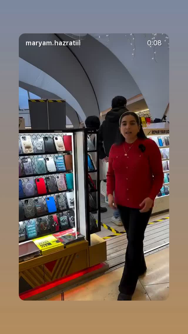  جدید ترین استوری اینستاگرام مریم حضرتی