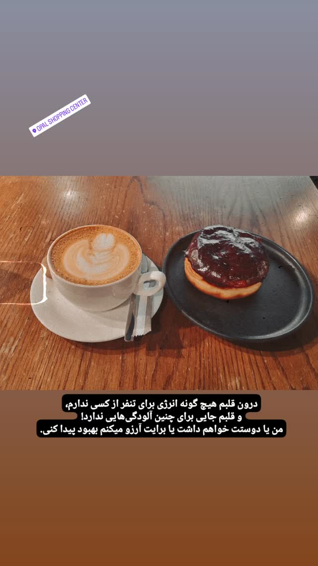  جدید ترین استوری اینستاگرام مریم ناظران