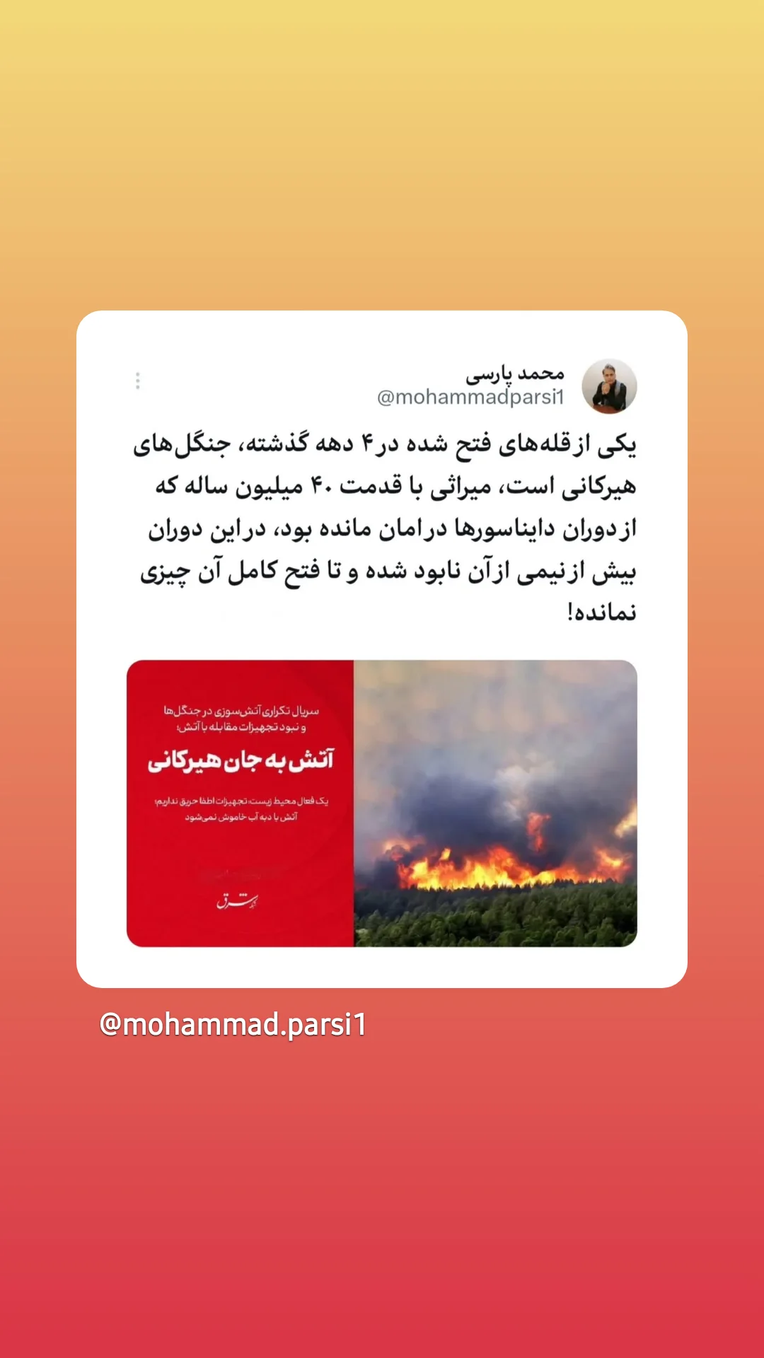  جدید ترین استوری اینستاگرام مریم ناظران
