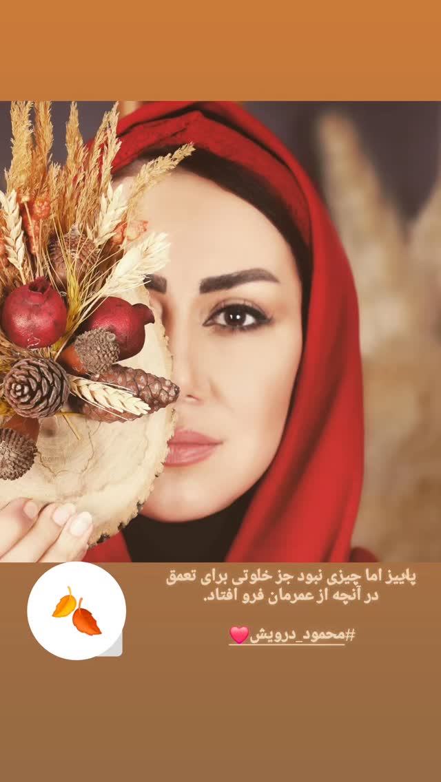  جدید ترین استوری اینستاگرام مریم وطن پور