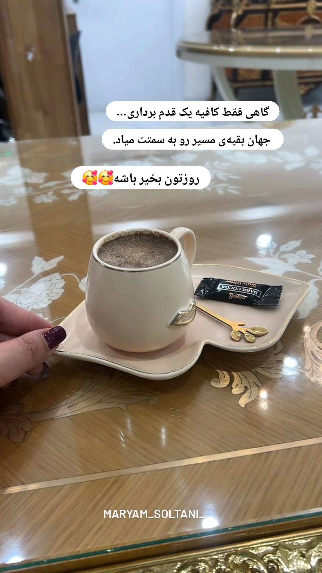 جدید ترین استوری اینستاگرام مریم صولتی