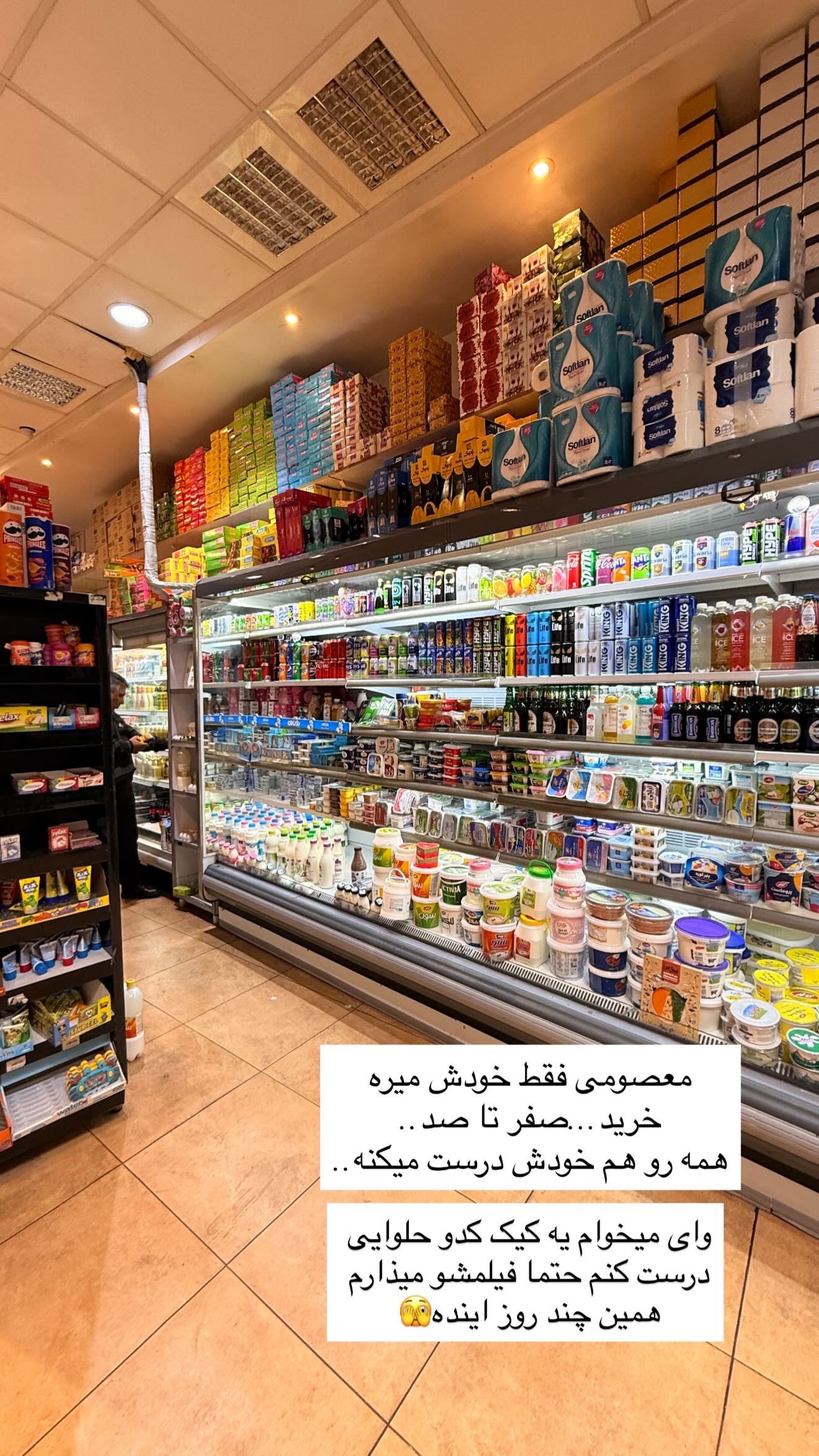  جدید ترین استوری اینستاگرام مریم معصومی