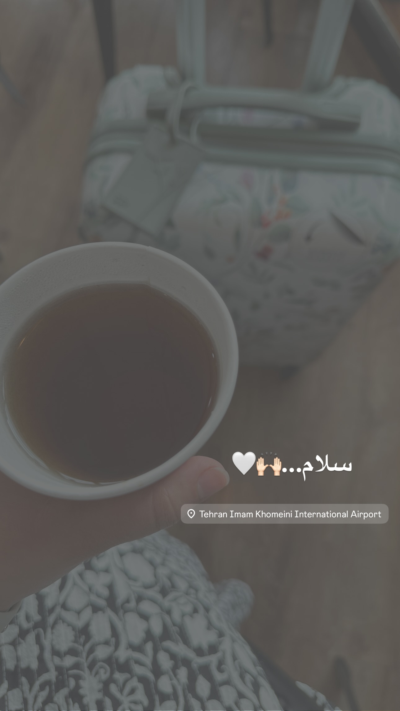  جدید ترین استوری اینستاگرام مریم صدر عبایا