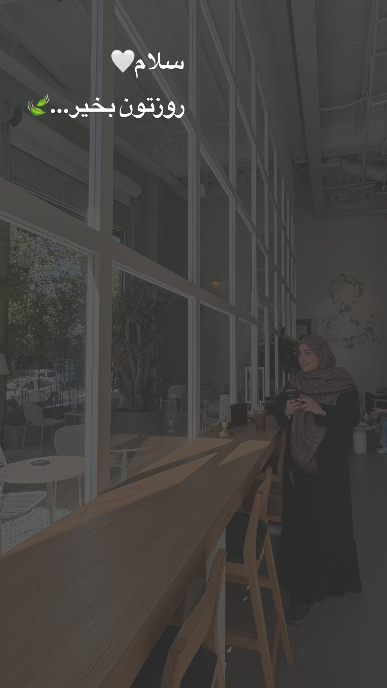  جدید ترین استوری اینستاگرام مریم صدر عبایا