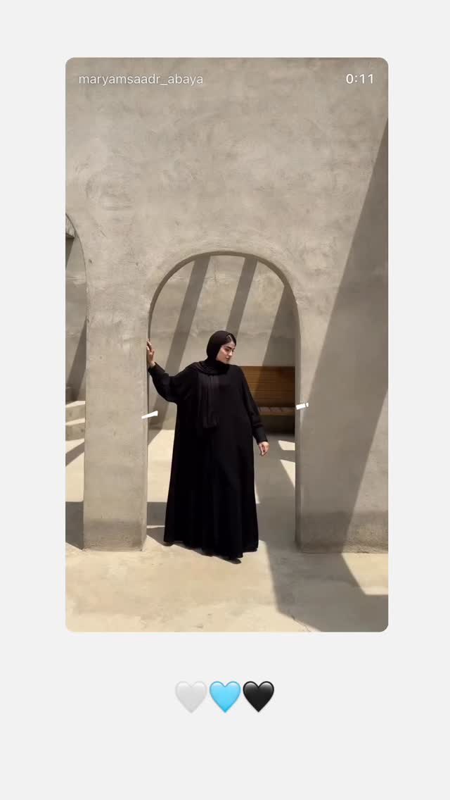  جدید ترین استوری اینستاگرام مریم صدر عبایا