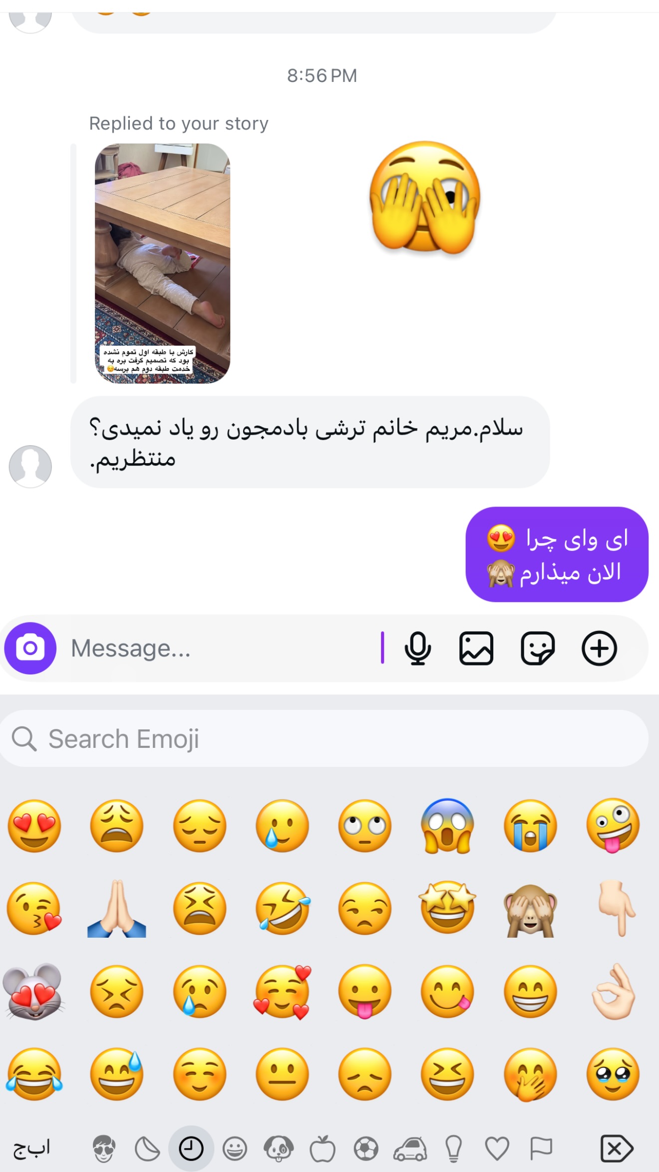  جدید ترین استوری اینستاگرام مریم