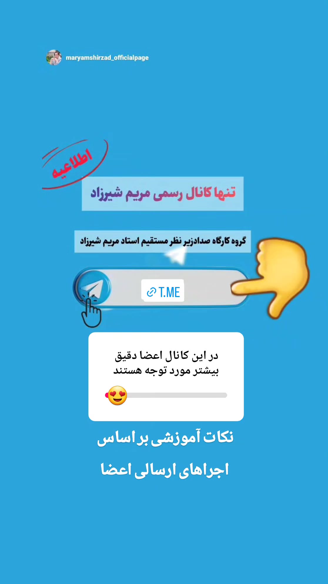  جدید ترین استوری اینستاگرام مریم شیرزاد