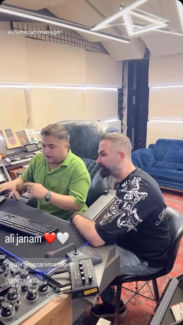  جدید ترین استوری اینستاگرام مسعود جهانی
