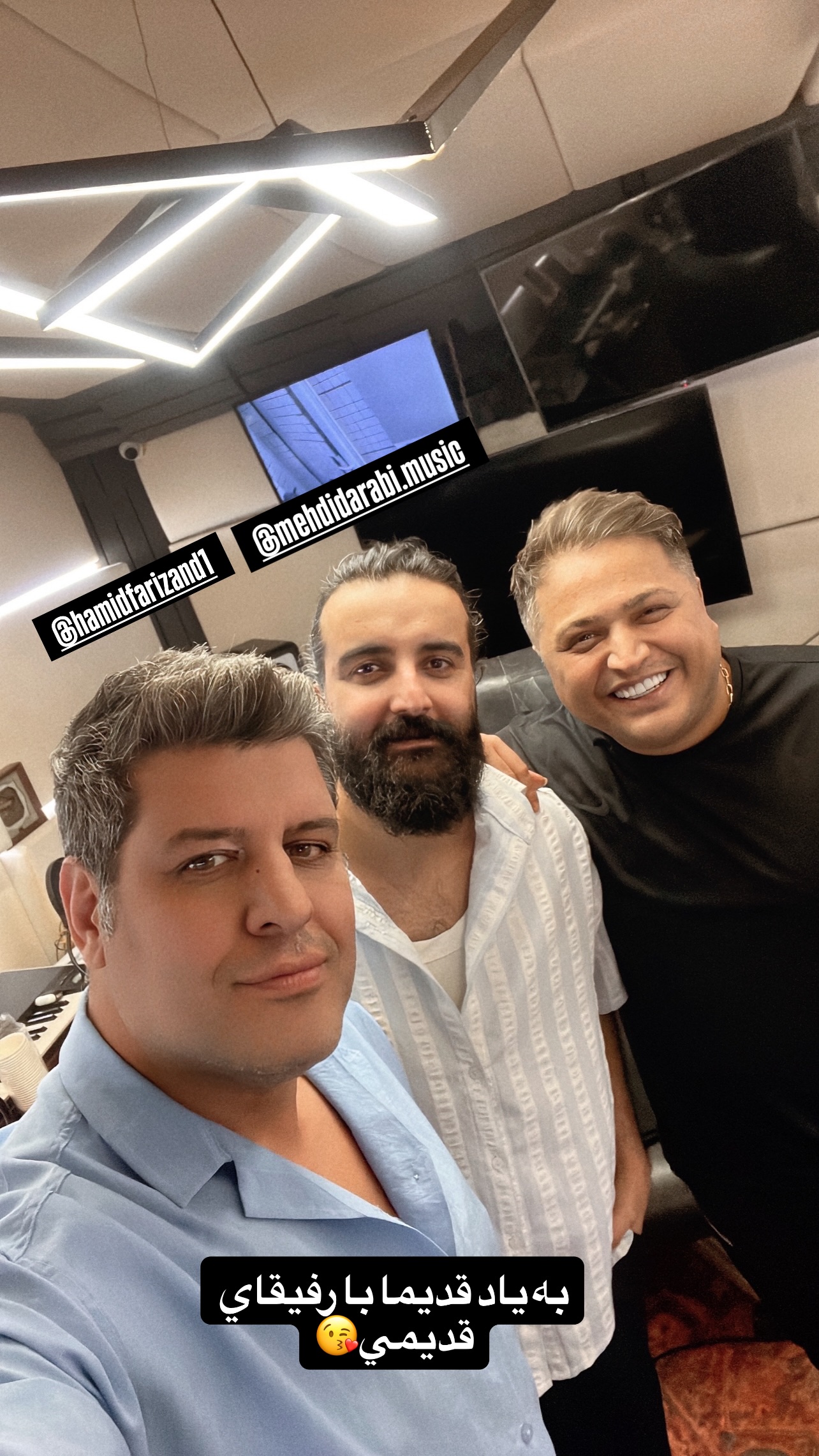  جدید ترین استوری اینستاگرام مسعود جهانی