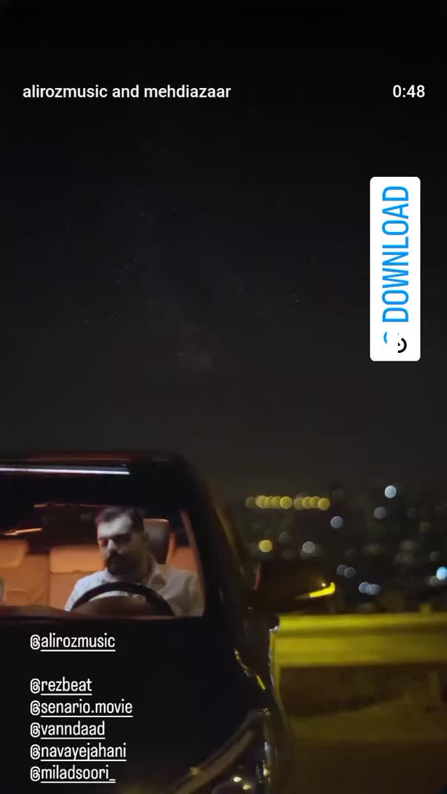  جدید ترین استوری اینستاگرام مسعود جهانی