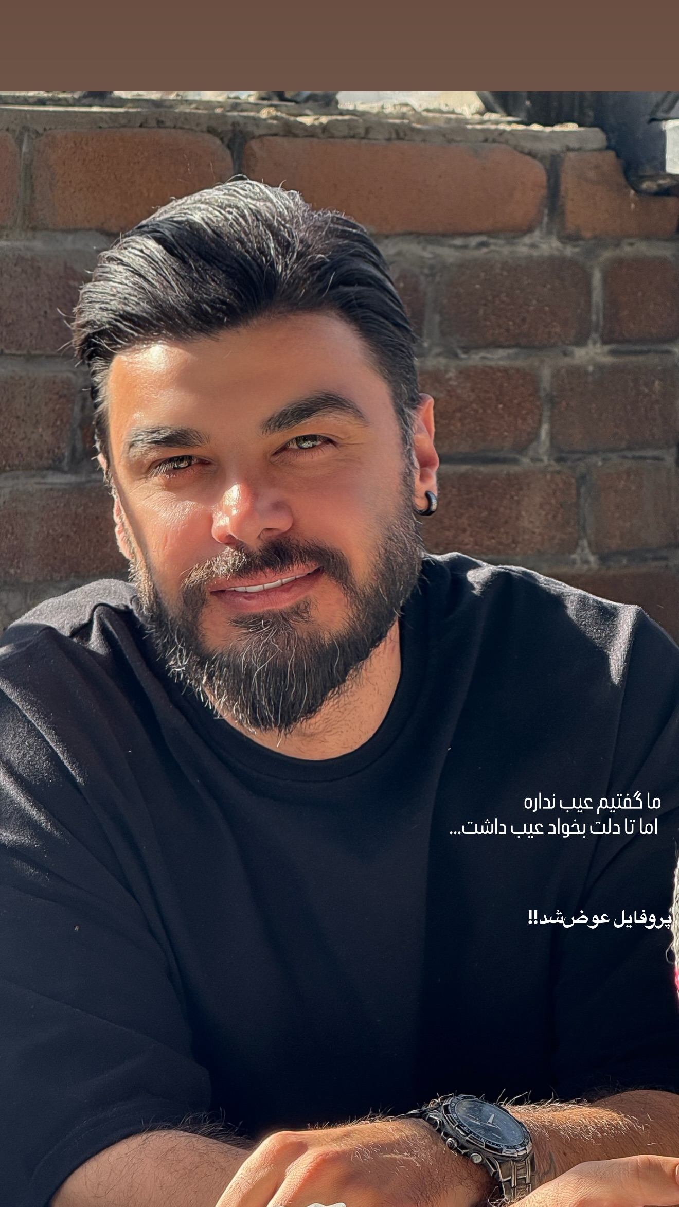  جدید ترین استوری اینستاگرام مسعود مفرد