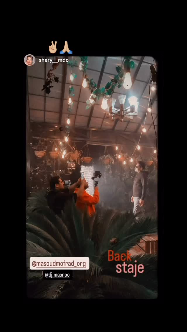  جدید ترین استوری اینستاگرام مسعود مفرد