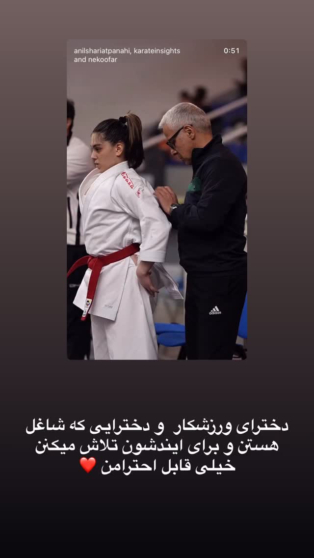  جدید ترین استوری اینستاگرام مسعود صادق لو