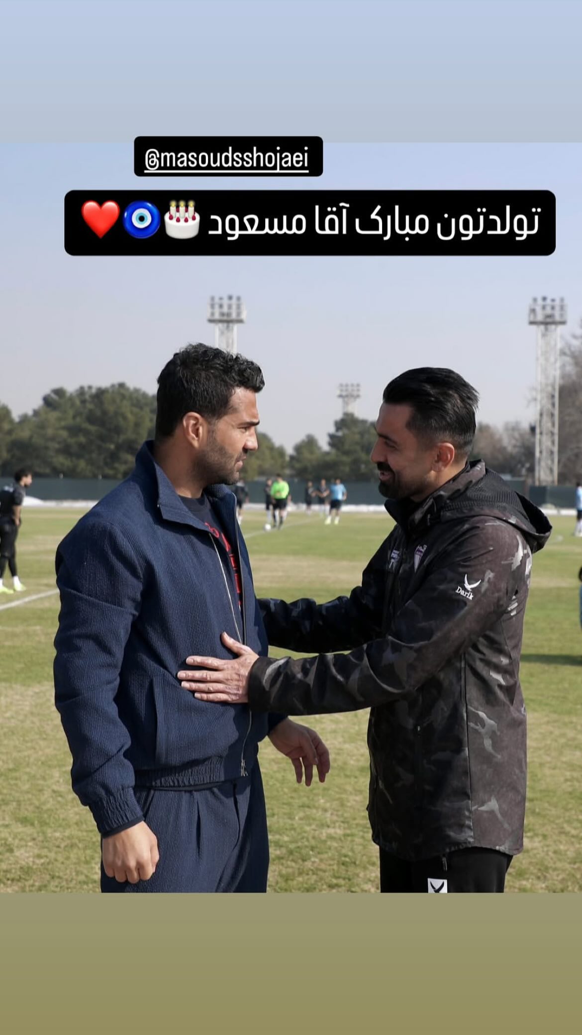  جدید ترین استوری اینستاگرام مسعود شجاعی