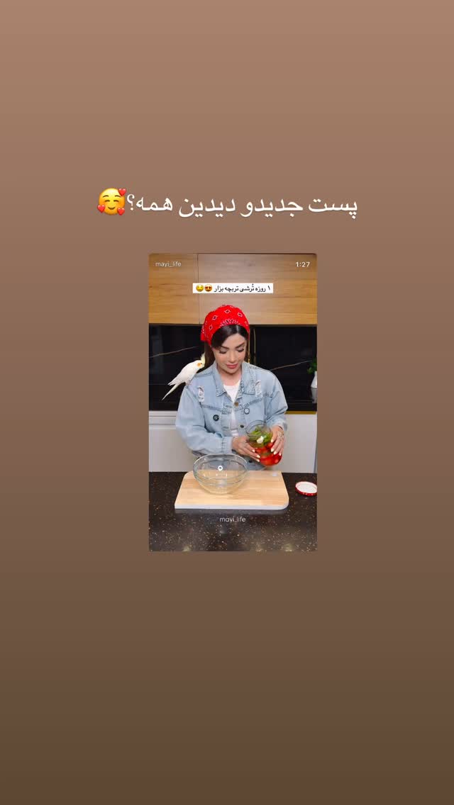  جدید ترین استوری اینستاگرام مائده