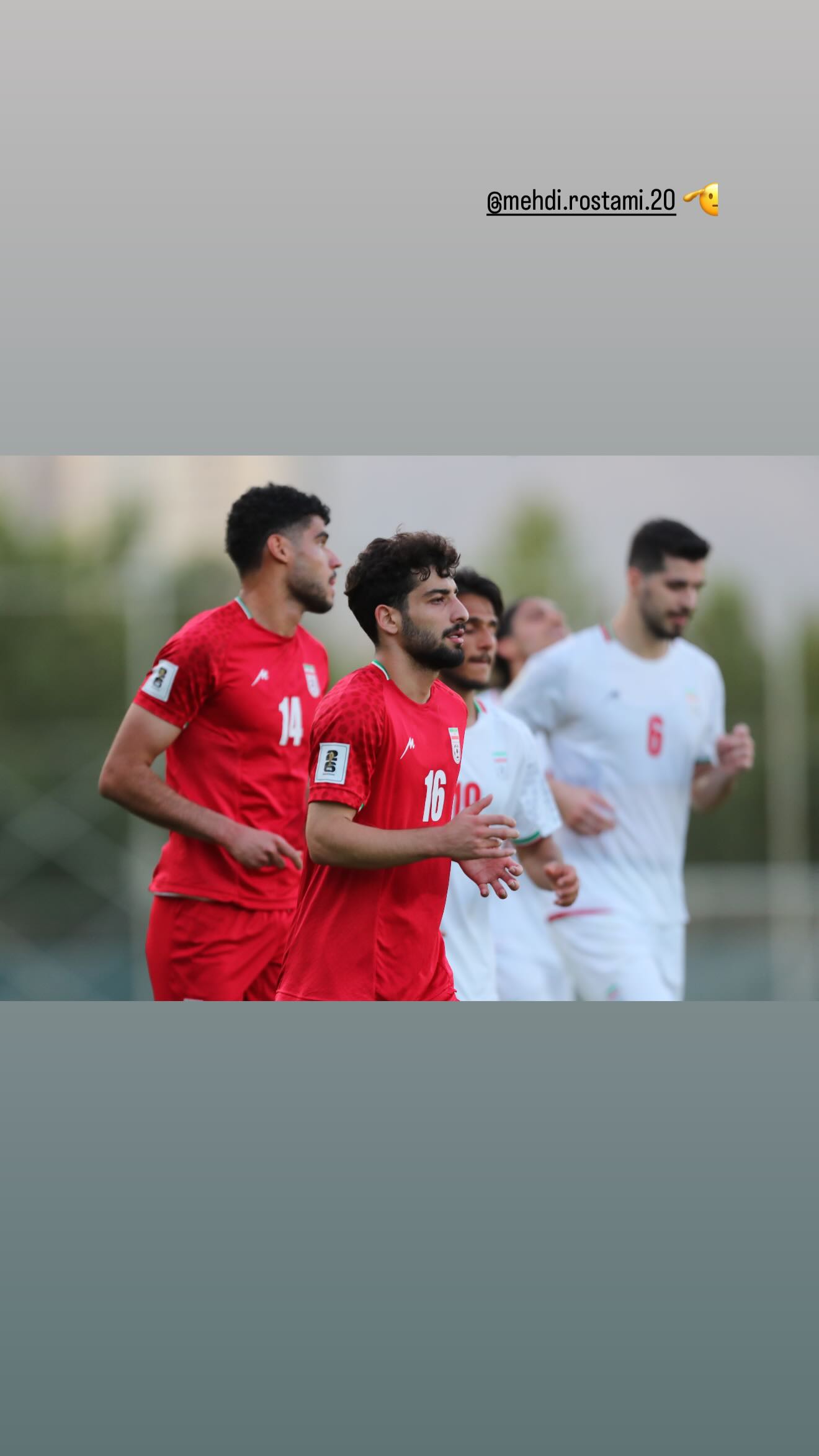  جدید ترین استوری اینستاگرام مهدی هاشم نژاد