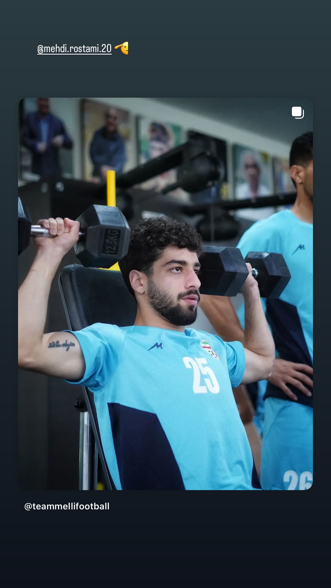  جدید ترین استوری اینستاگرام مهدی هاشم نژاد