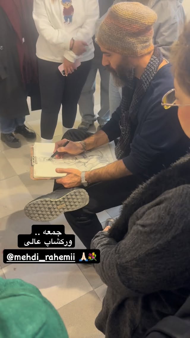  جدید ترین استوری اینستاگرام مهدی راحمی