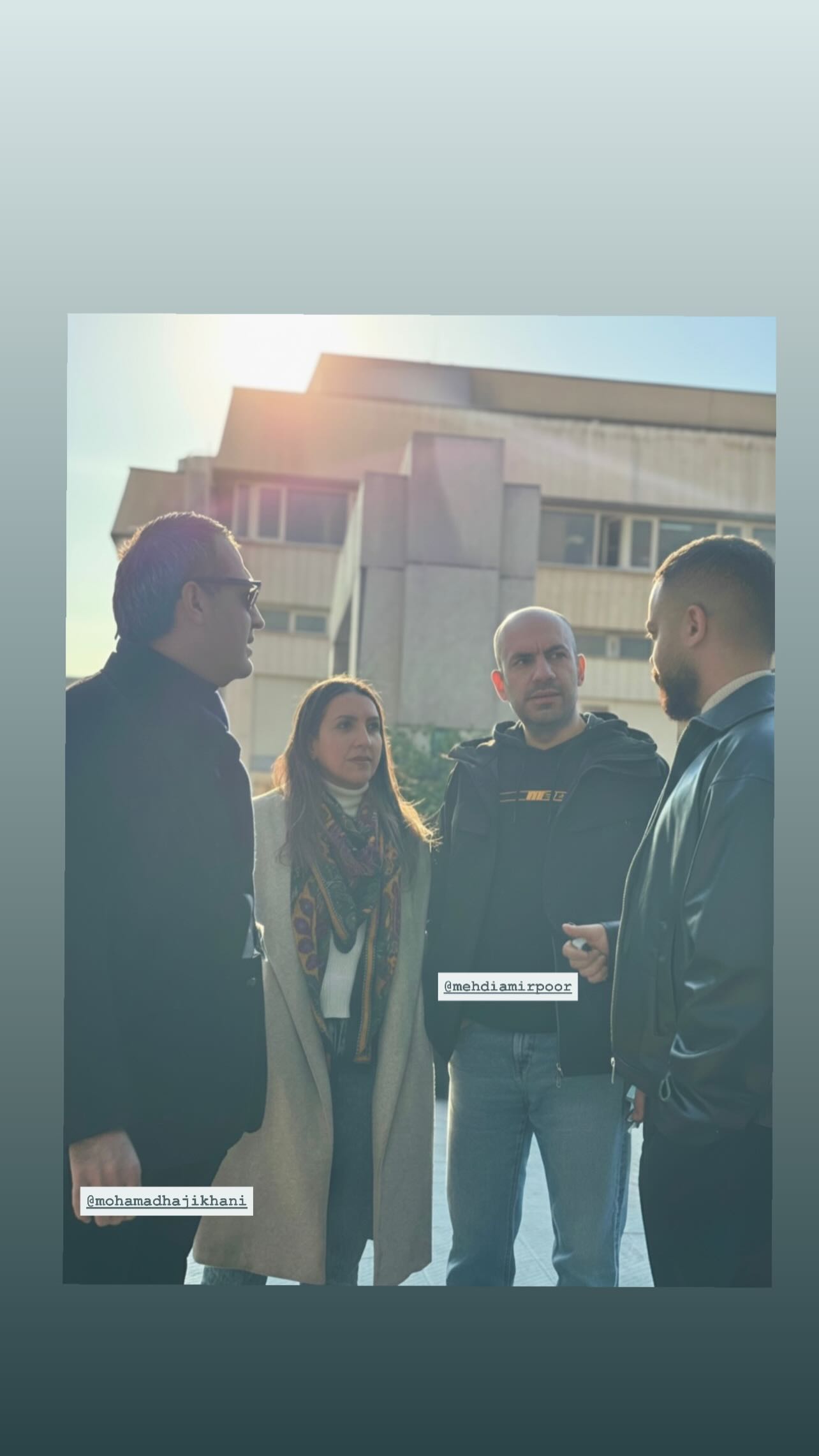  جدید ترین استوری اینستاگرام مهدی امیرپور