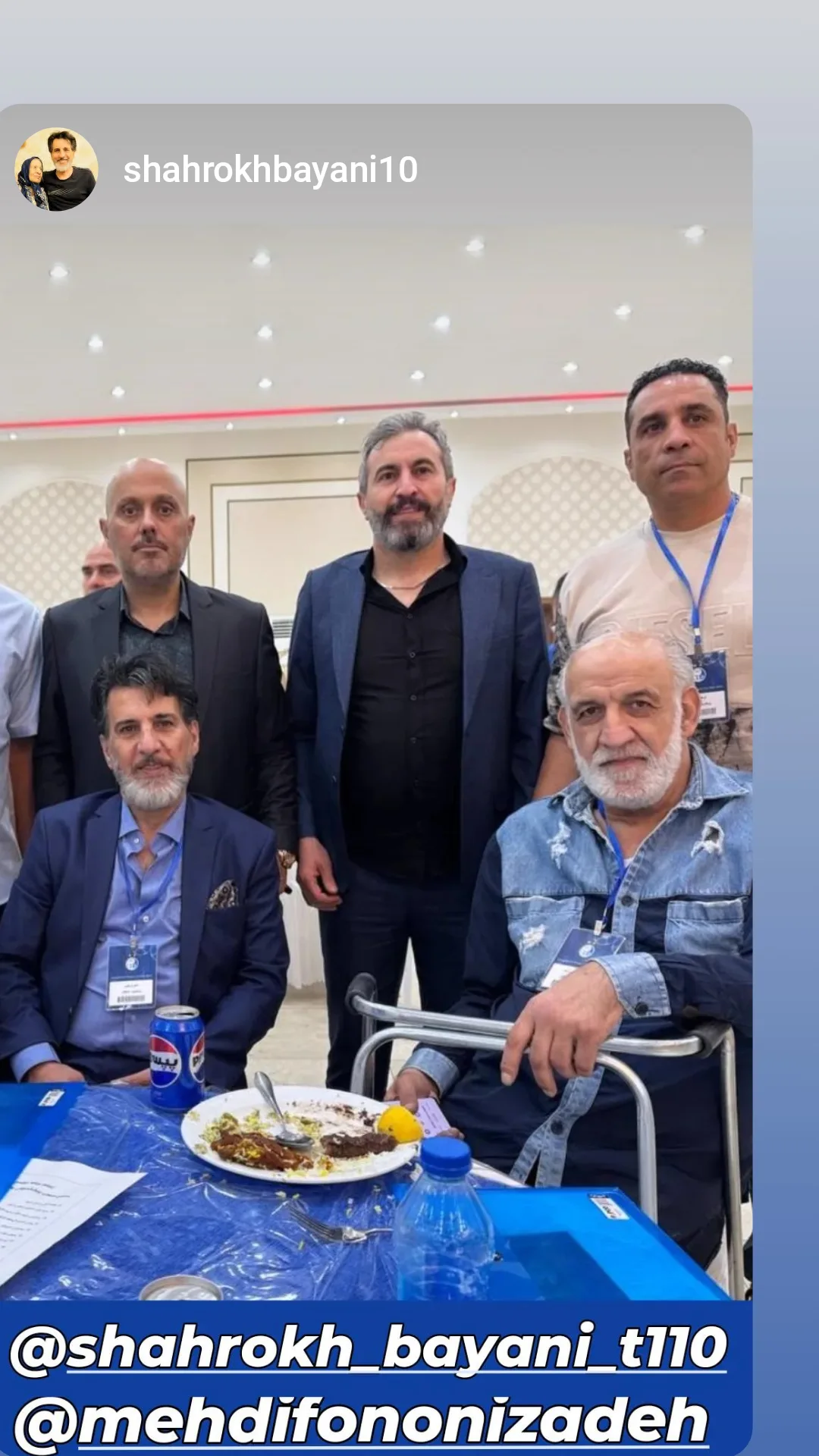  جدید ترین استوری اینستاگرام مهدی فنونی زاده