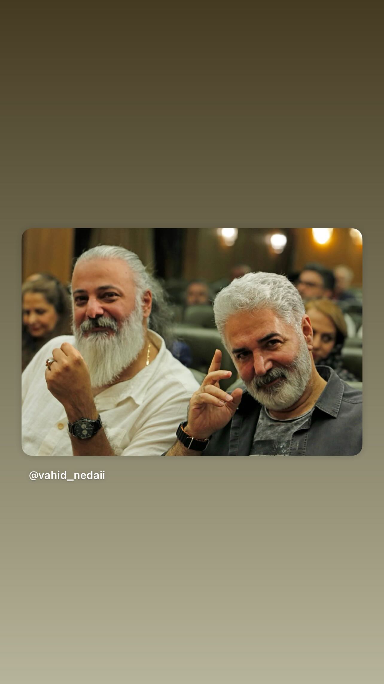  جدید ترین استوری اینستاگرام مهدی صبایی