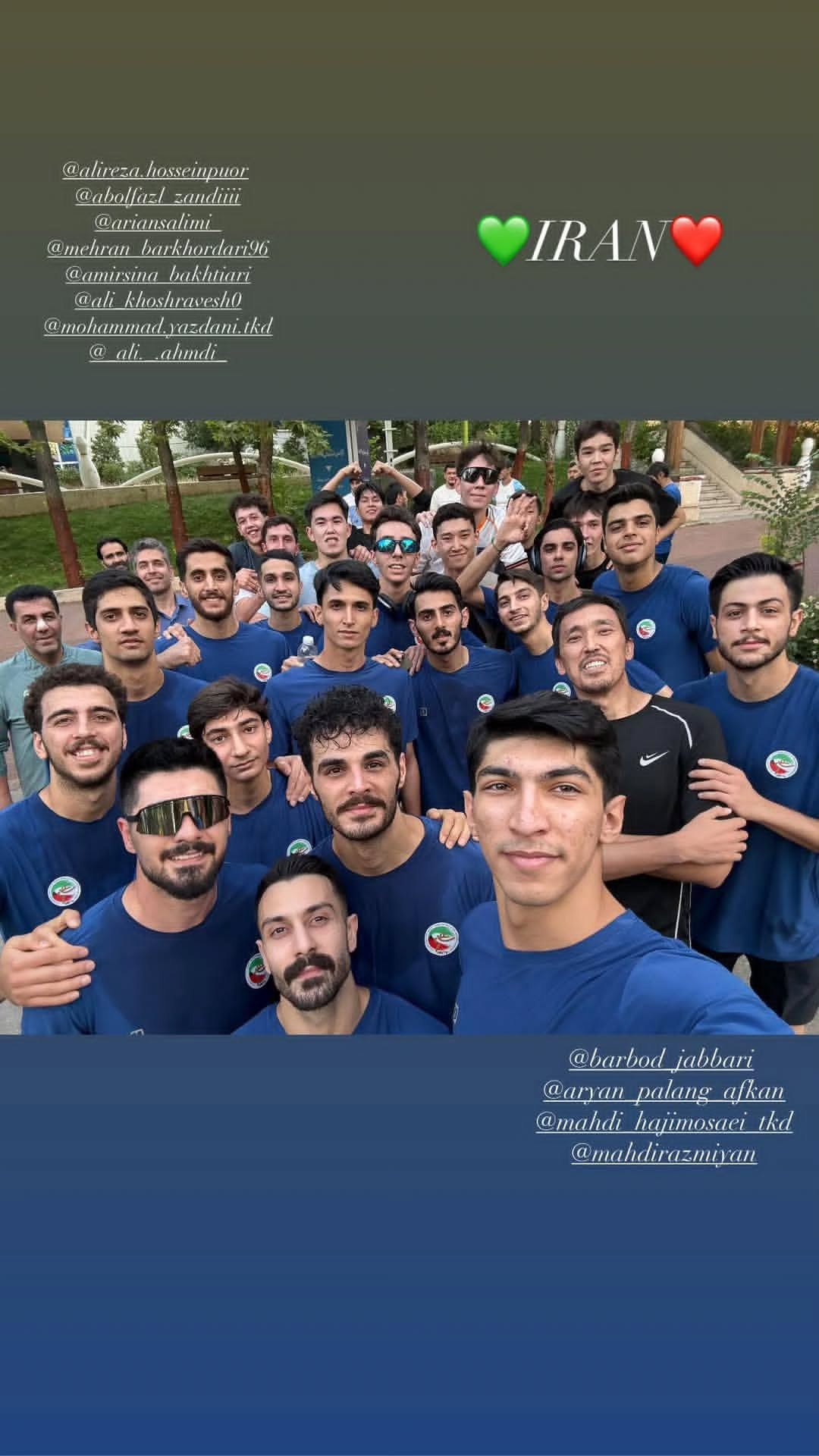  جدید ترین استوری اینستاگرام مهران برخورداری