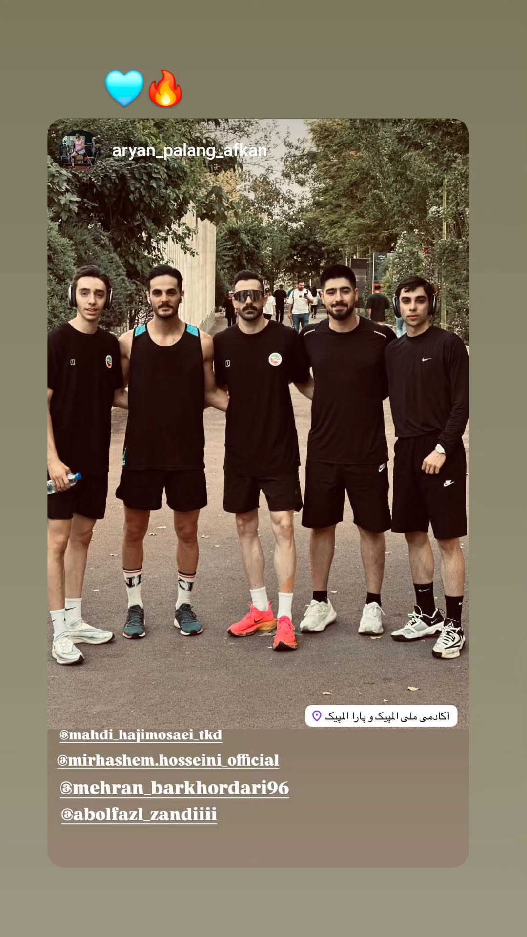  جدید ترین استوری اینستاگرام مهران برخورداری
