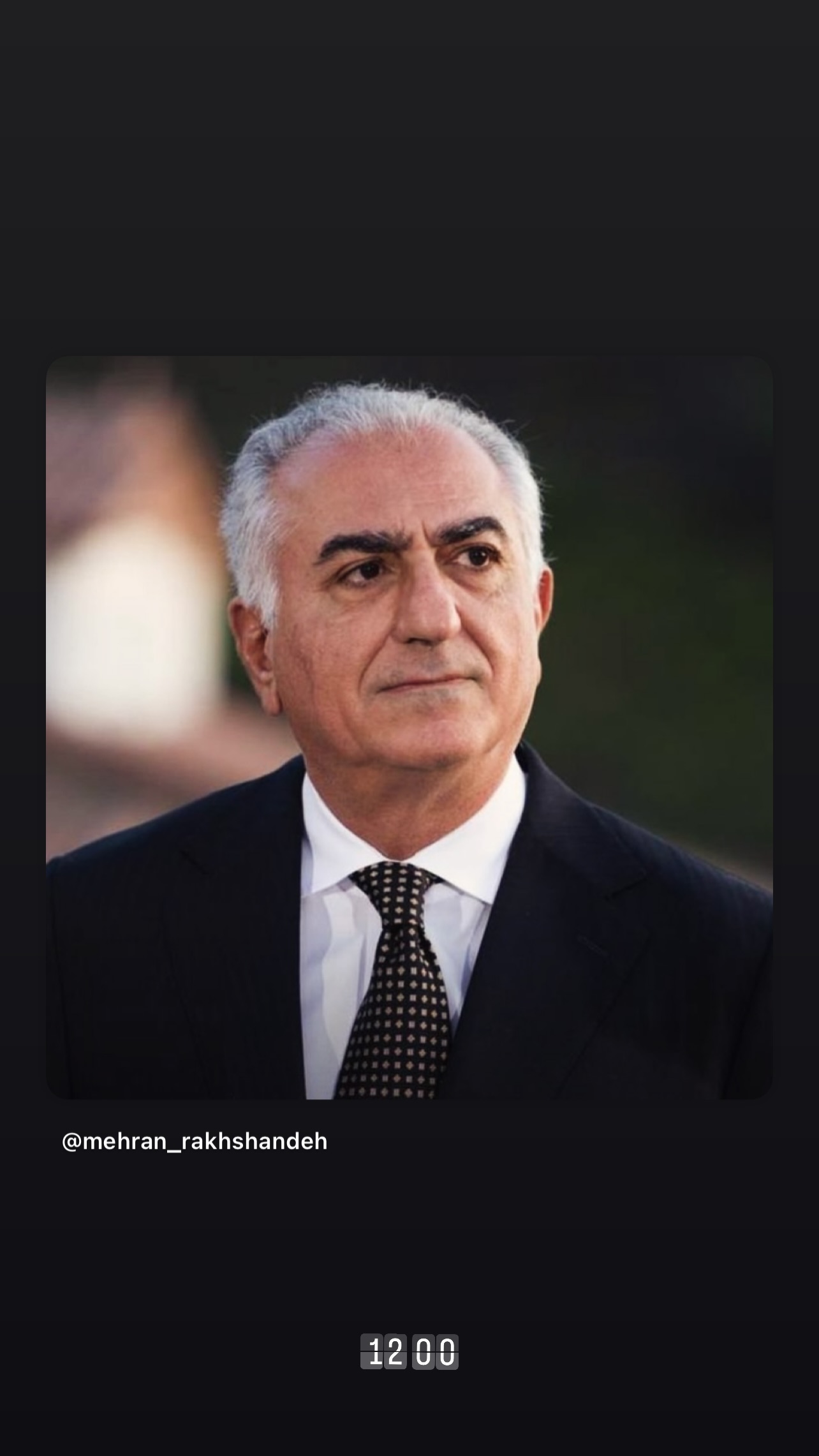  جدید ترین استوری اینستاگرام مهران رخشنده