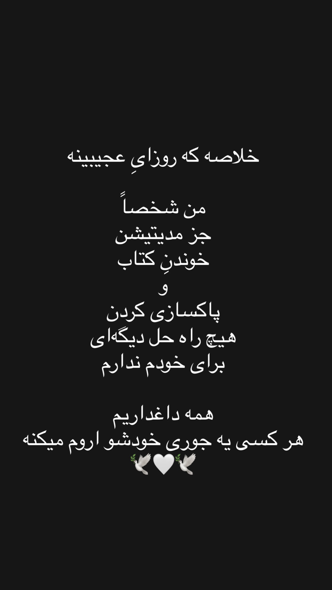  جدید ترین استوری اینستاگرام مهرشاد گل مکانیان