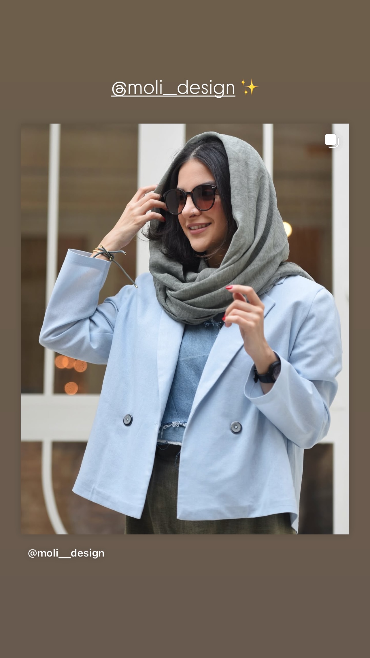  جدید ترین استوری اینستاگرام  ملیکا کلهری