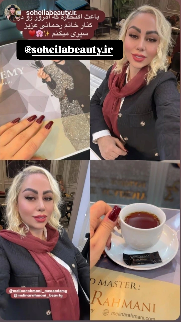  جدید ترین استوری اینستاگرام ملینا رحمانی