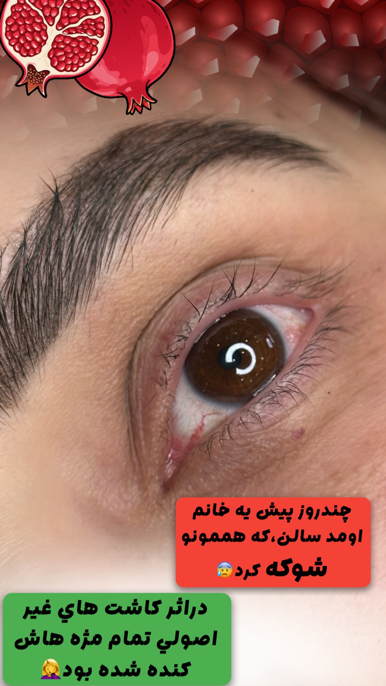  جدید ترین استوری اینستاگرام ملینا رحمانی