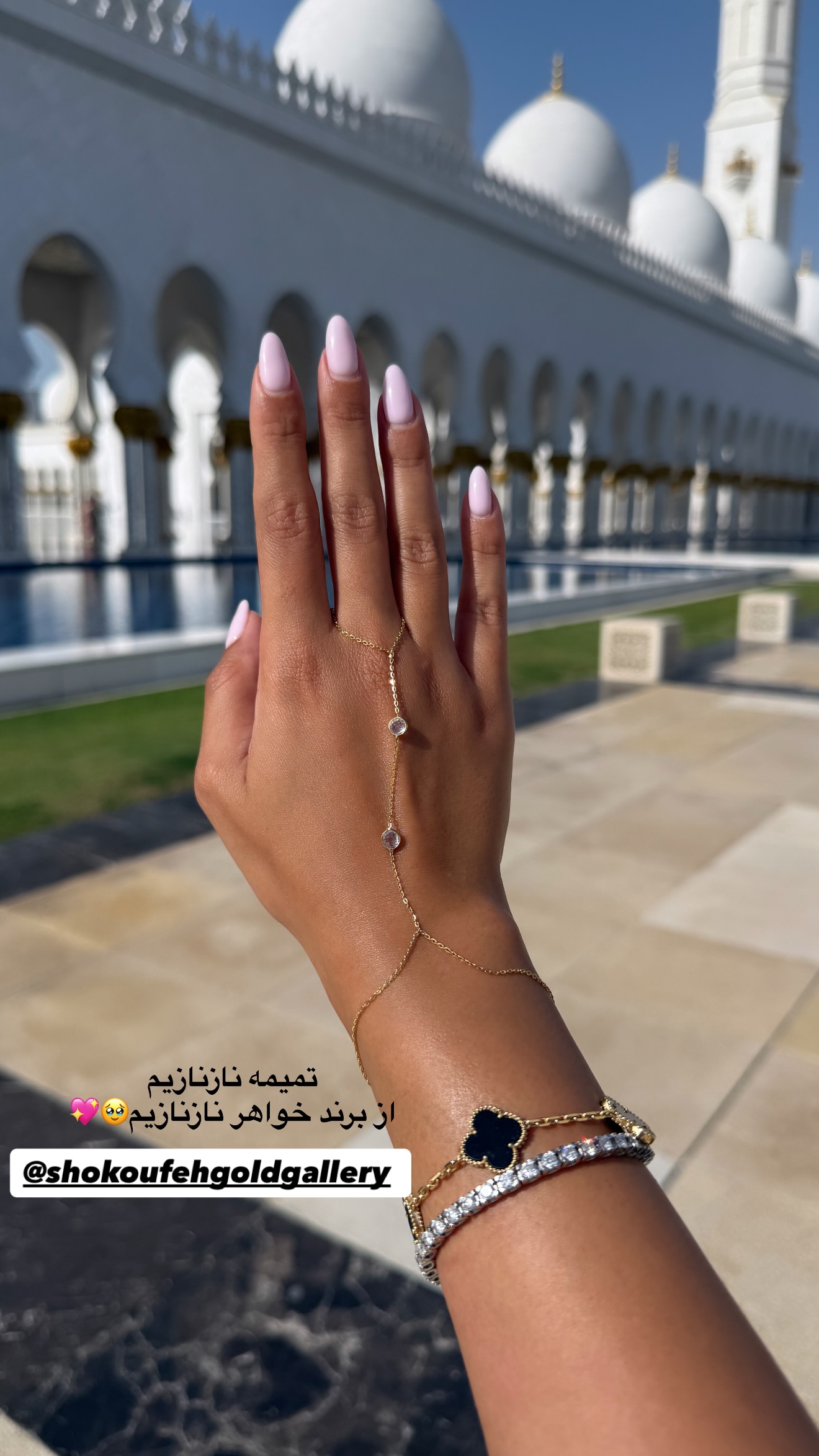  جدید ترین استوری اینستاگرام ملینا تاج