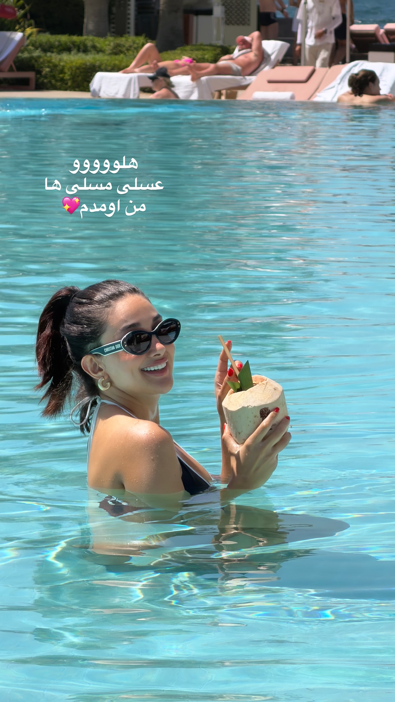  جدید ترین استوری اینستاگرام ملینا تاج