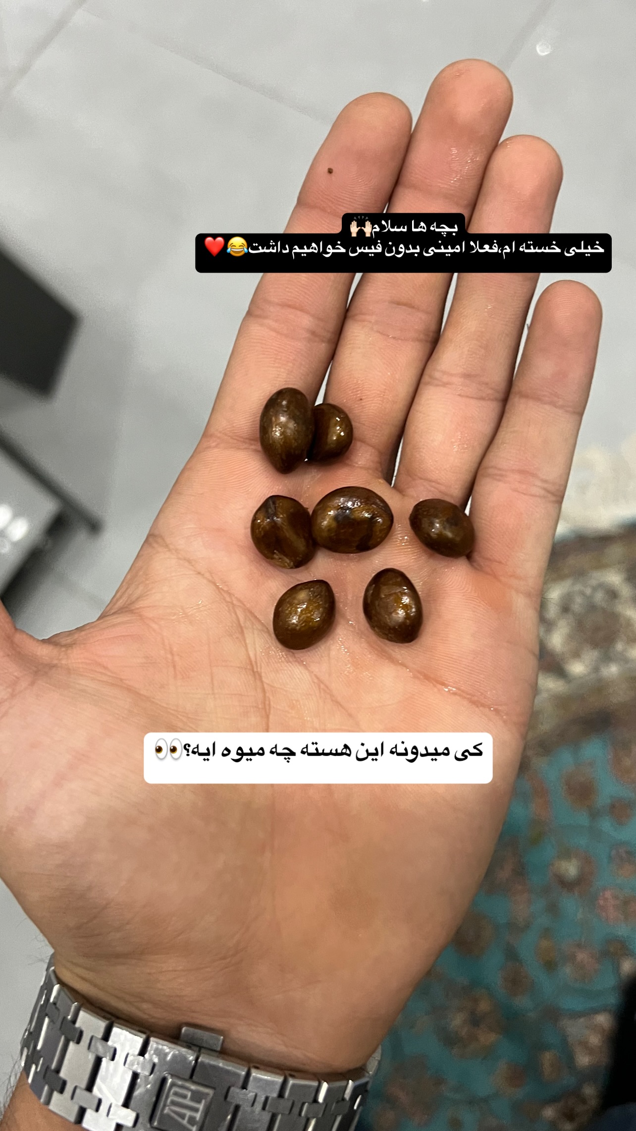  جدید ترین استوری اینستاگرام مهدی امینی
