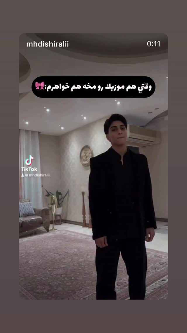  جدید ترین استوری اینستاگرام مهدی شیرعلی