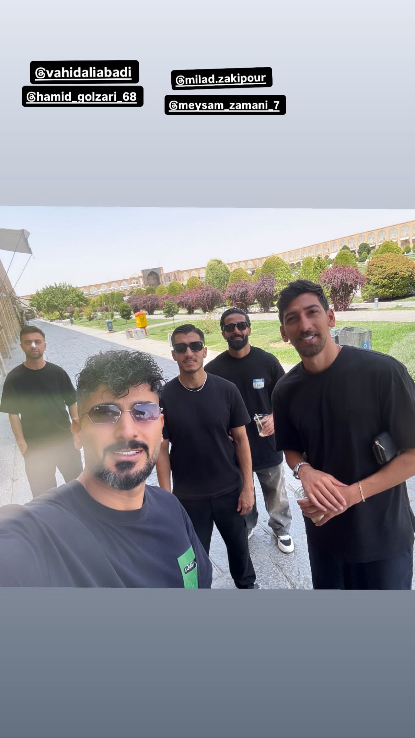  جدید ترین استوری اینستاگرام میلاد زکی پور