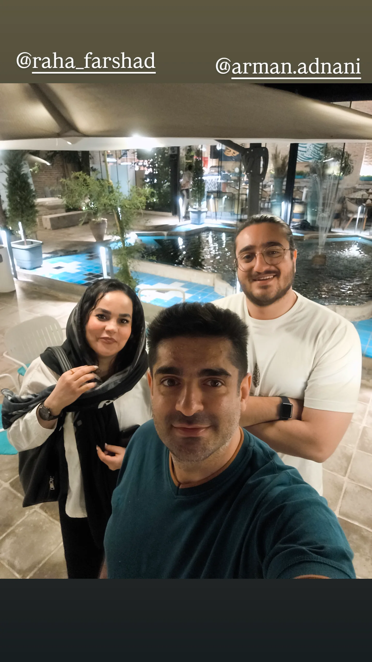  جدید ترین استوری اینستاگرام میلاد دخانچی