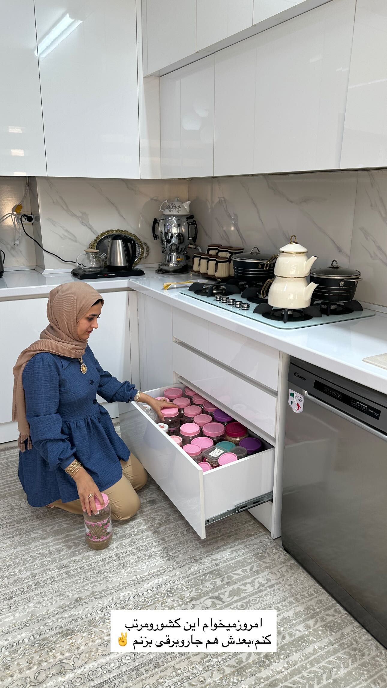  جدید ترین استوری اینستاگرام مینا حسن زاده