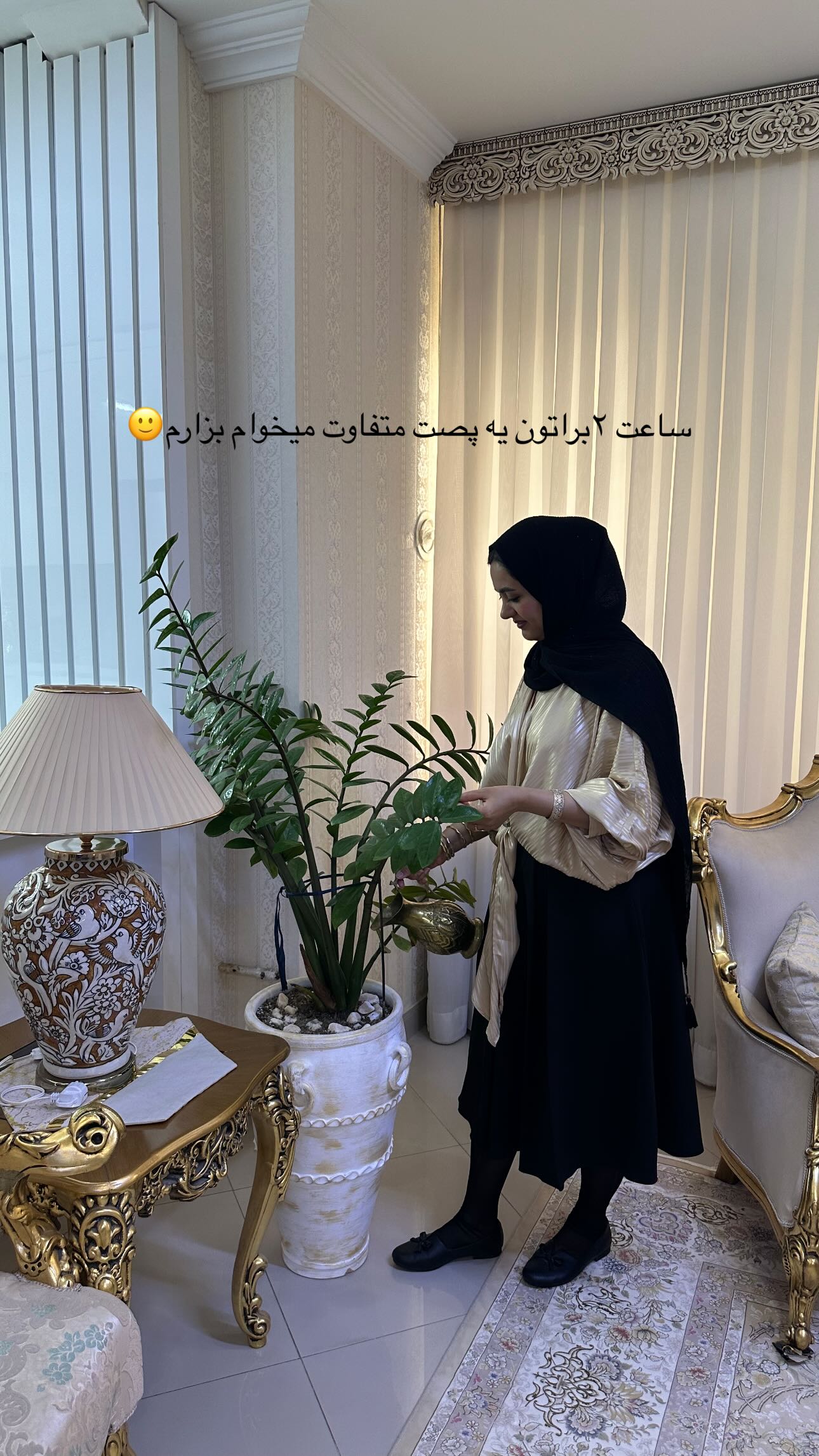  جدید ترین استوری اینستاگرام مینا حسن زاده