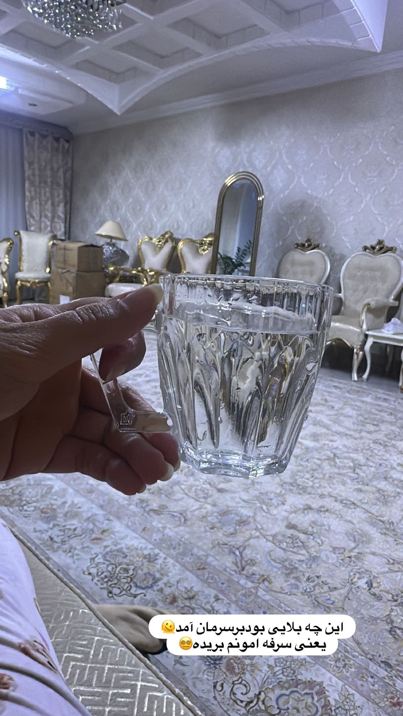  جدید ترین استوری اینستاگرام مینا حسن زاده